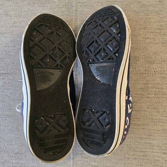 Converse Navy High-Top Sneakers Sz 10 - Picture 8 of 10